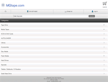 Tablet Screenshot of mgtape.com